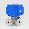 KLD 20S / SJ Super mini-valve à billes motorisés à 3 voies (Tri-Clamp)
