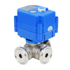KLD 20S / SJ Super mini-valve à billes motorisés à 3 voies (Tri-Clamp)